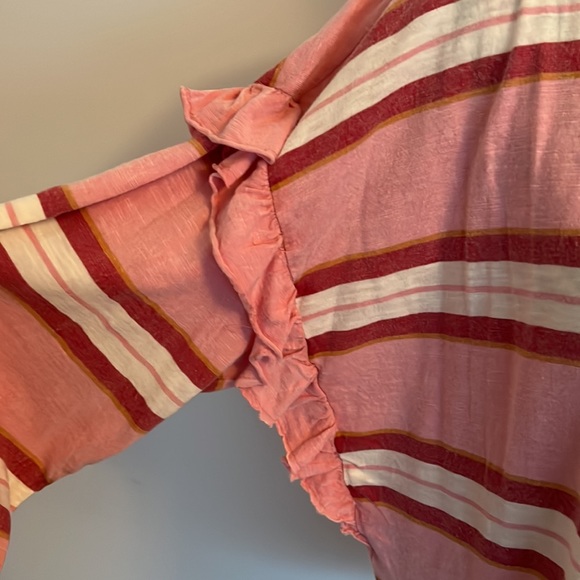 NWT Anthropologie Pilcro Ruffled Open Back Top - Picture 5 of 16